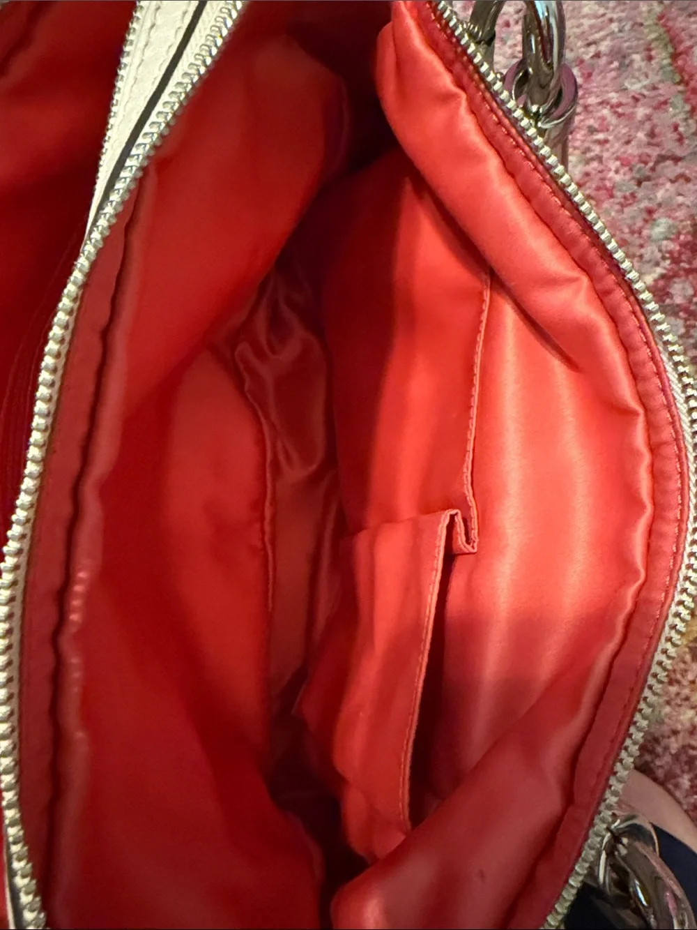 Coach Pink, Purple & Coral Signature Satchel